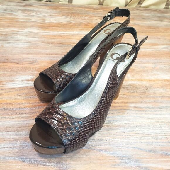 Gianni Bini Chunky Heels Size 8.5 - Picture 1 of 8